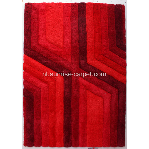 Microfiber 3D Shaggy Floor Rug Tapijt